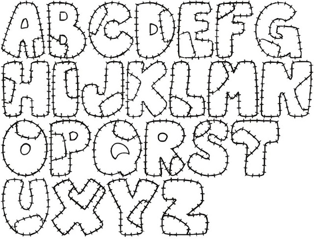 Moldes letras bonitas abecedario - Imagui