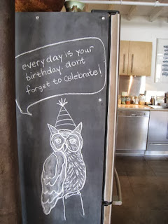 Upgrade your fridge with chalkboard paint