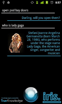 Iris is Siri in reverse