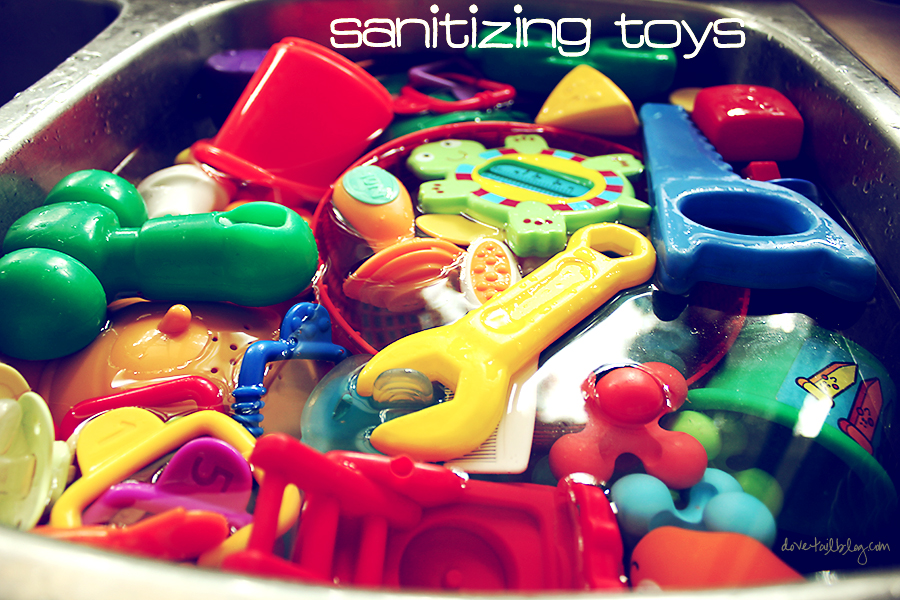 sanitizing baby toys