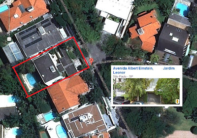 Outra mansão de Paulo Skaf, no bairro nobre do Morumbi. (foto aérea do Google Maps).
As duas mansões pagarão menos IPTU em 2014, para moradores de casas populares pagarem mais.
Graças a decisão do ministro Joaquim Barbosa do STF. Outra mansão de Paulo Skaf, no bairro nobre do Morumbi. (foto aérea do Google Maps).
As duas mansões pagarão menos IPTU em 2014, para moradores de casas populares pagarem mais.
Graças a decisão do ministro Joaquim Barbosa do STF