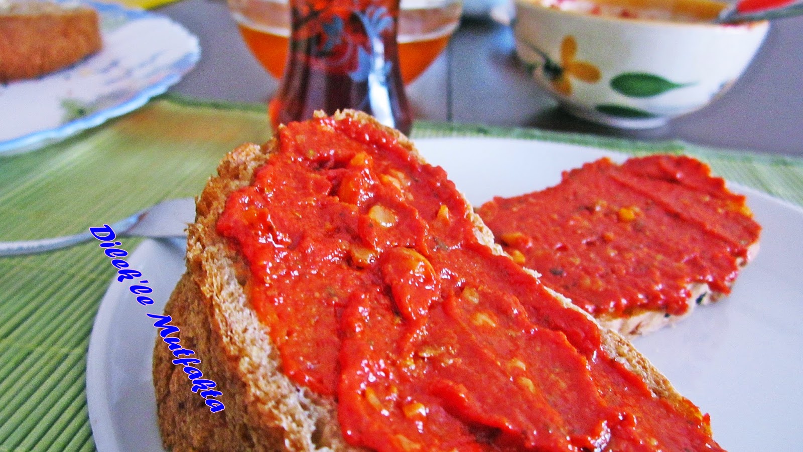 Acuka,Muhammara,AcılıKırmızı Biber Sosu Yapımı Dilek�le Mutfakta