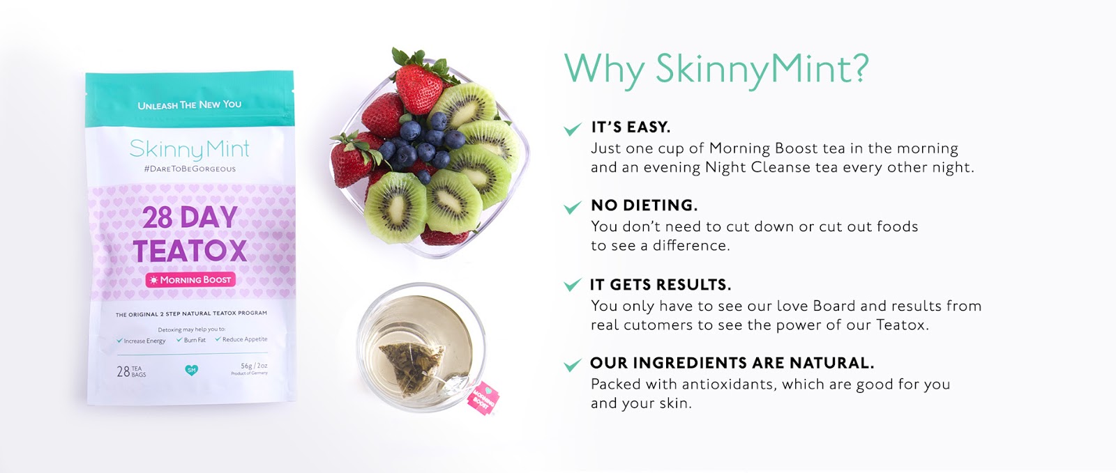 SKINNYMINT 2 STEP 28 DAYS TEATOX REVIEW APRENDIENDO A QUERERME