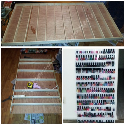 Diy Nail Polish Organizer Rack