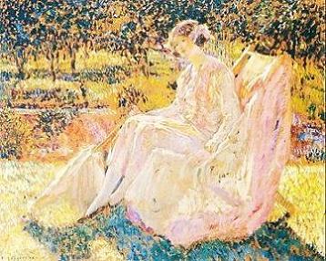 Ladies in the Garden by Frederick Frieseke