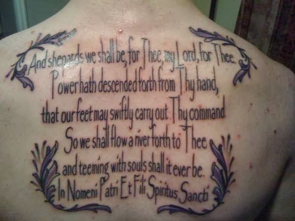 Boondock Saints Prayer Tattoo Designs Boondock Saints Prayer Tattoo Designs