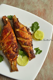 Delectable Flavours: Red Snapper Fish Fry Recipe | Sankara Meen Varuval