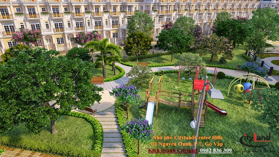 công viên tại Center Hills Gò vấp