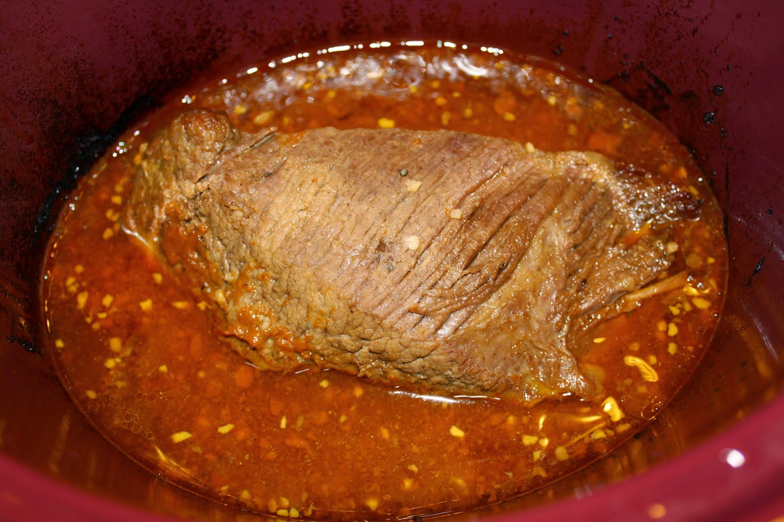 Slow Cooked Beer Beef Brisket EmilyCanBake