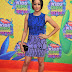 Tia Mowry Lets Her Son Squiggle All Over Her Dress At Kids' Choice Awards! Well, Sort Of!