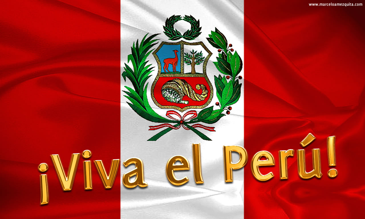 Feliz Día de las Fiestas Patrias 28 de Julio Perú Imagenes y Carteles