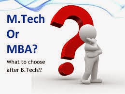 M.tech. vs MBA Sarkari Naukri Samachar