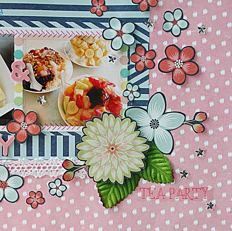SRM Stickers Blog - Yummy Layout by Yvonne - #layout #borders #stickers #stitches SRM Stickers Blog - Yummy Layout by Yvonne - #layout #borders #stickers #stitches