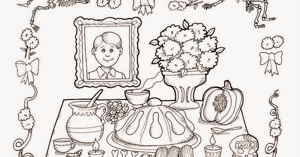 Imagenes Para Colorear Ofrendas Dia Muertos | pinto dibujos ofrenda de d 237 a de muertos para colorear Imagenes Para Colorear Ofrendas Dia Muertos | pinto dibujos ofrenda de d 237 a de muertos para colorear