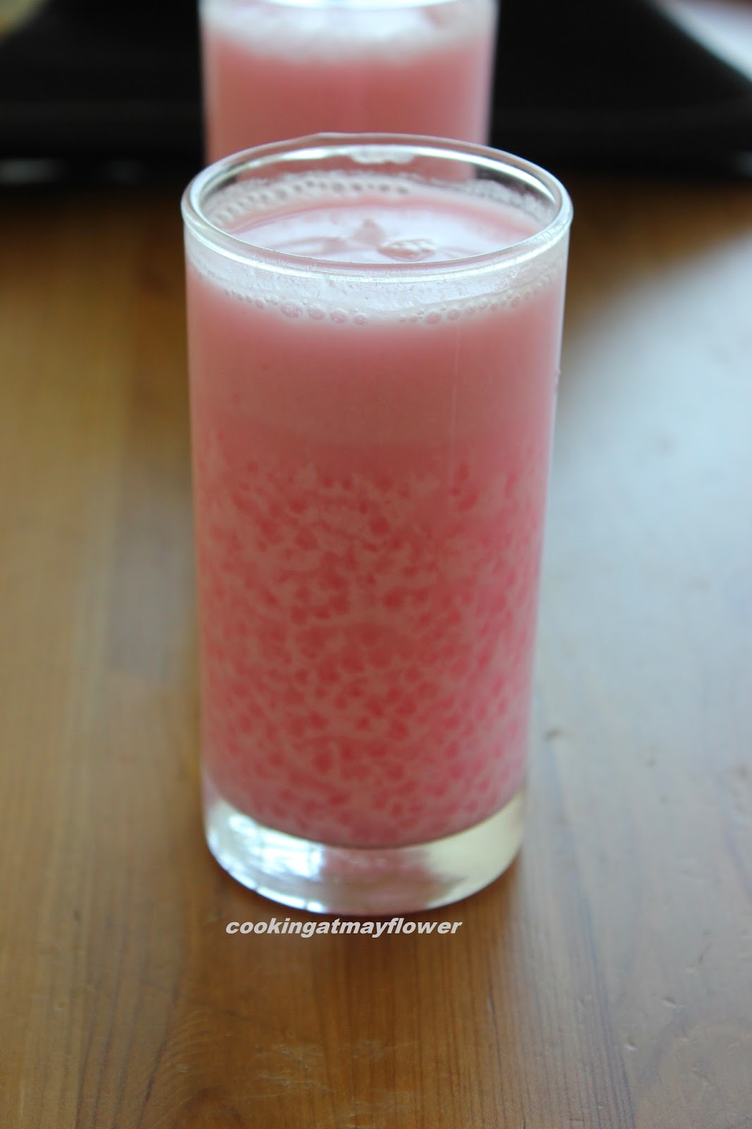 Cooking at Mayflower Sago coconut milk drink / Sabudana drink