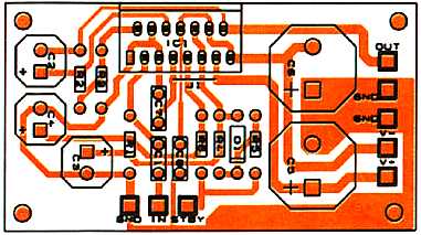 TDA7294 Amplifier Circuits layoput