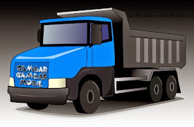 gambar kartun mobil truk