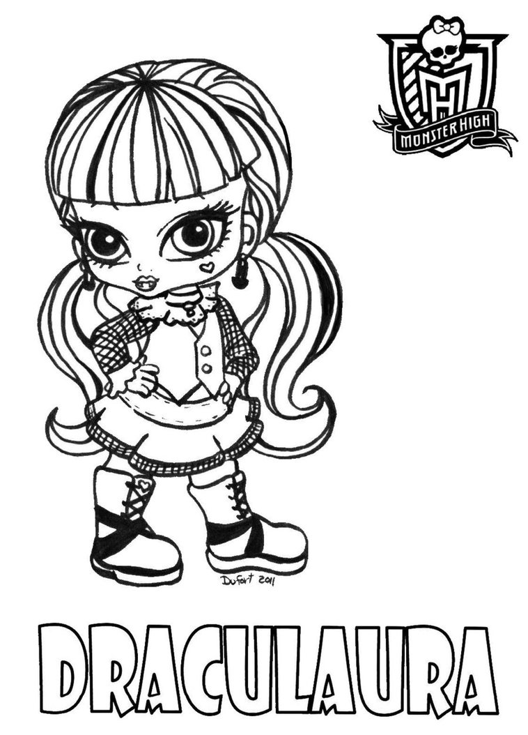 Desenhos da monster high frankie para imprimir