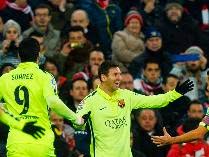 Gulung Athletic Bilbao, Barca terpaut 1 poin dari RMA Gulung Athletic Bilbao, Barca terpaut 1 poin dari RMA