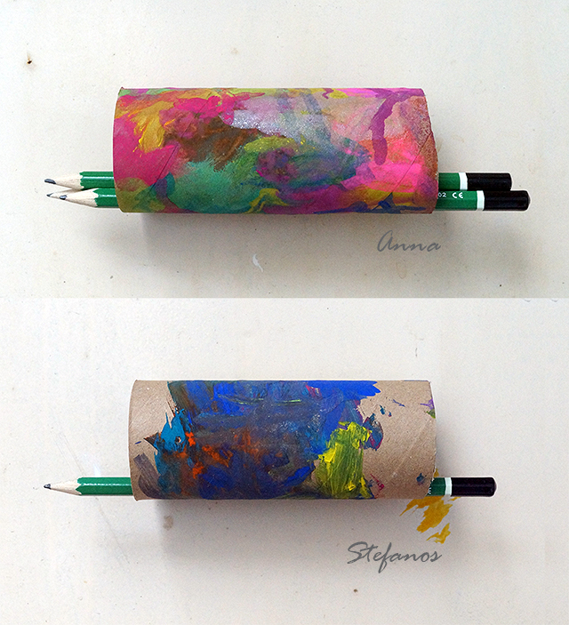 Hanging pencil holder Journey into Creativity