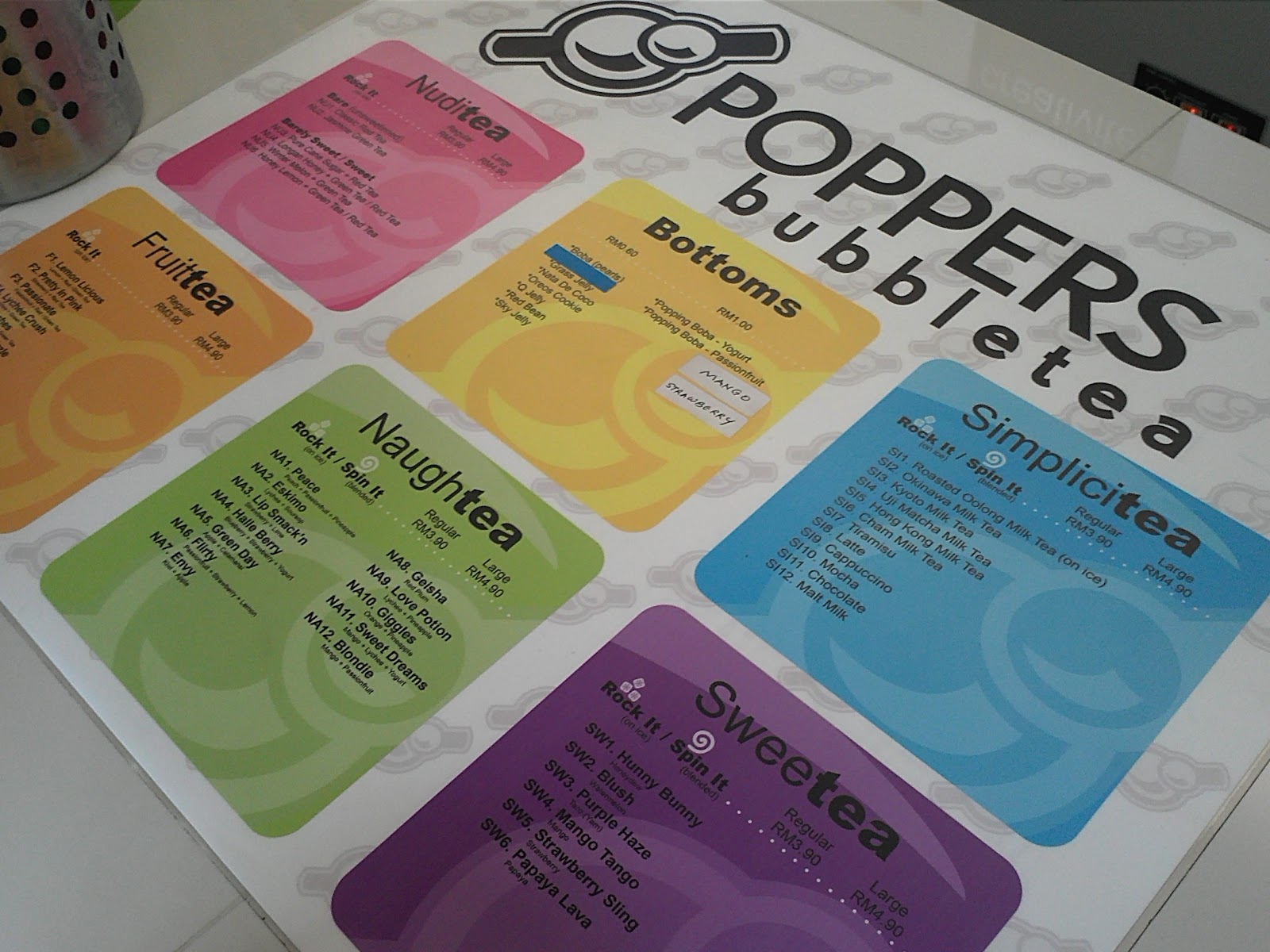 Life, as we know it Poppers Bubble Tea, Sitiawan A Touch Of