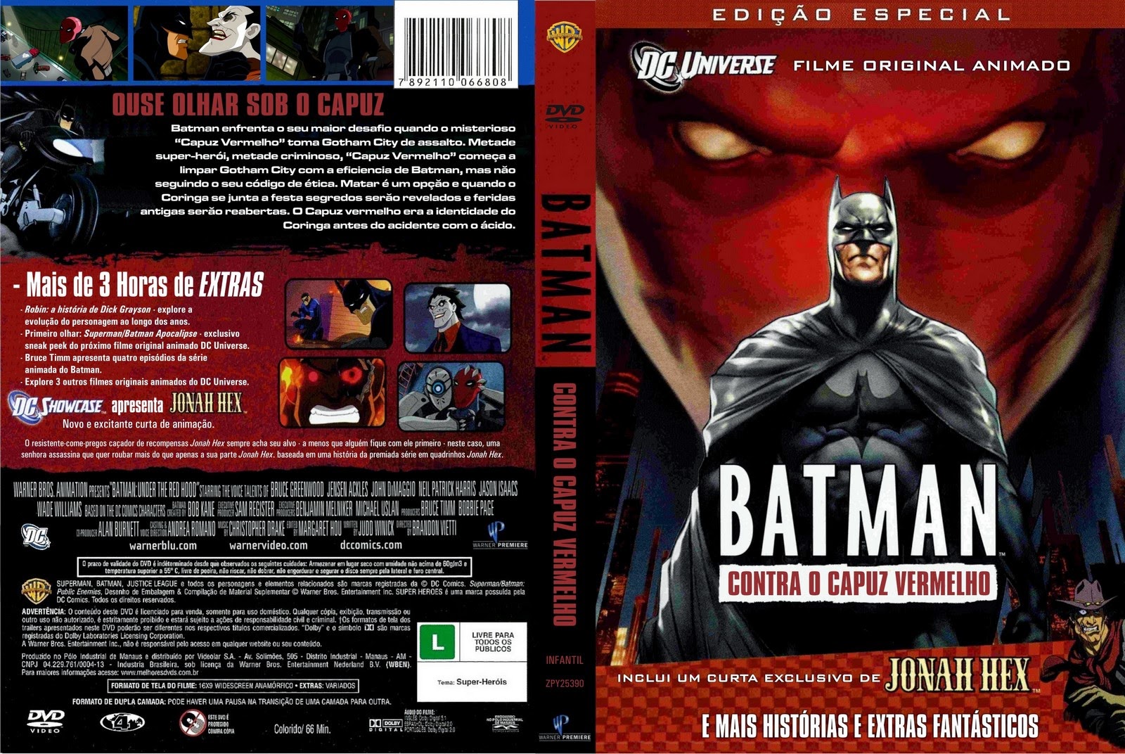 Capa Do Dvd Batman Contra O Capuz Vermelho Capas De Dvd Batman