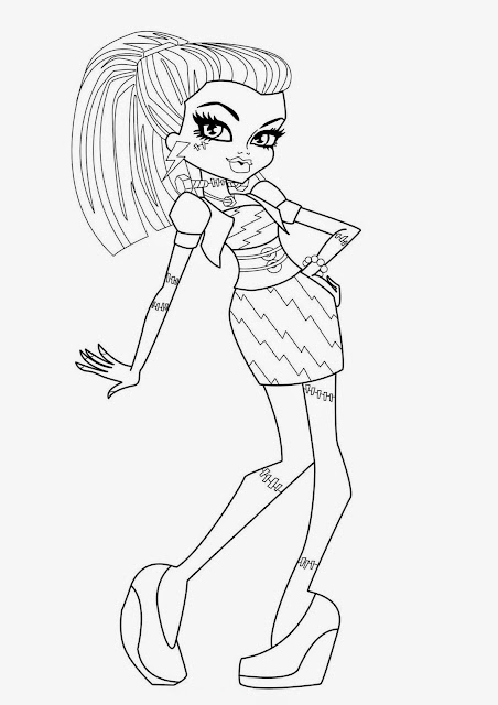 Monster High coloring pages coloring.filminspector.com