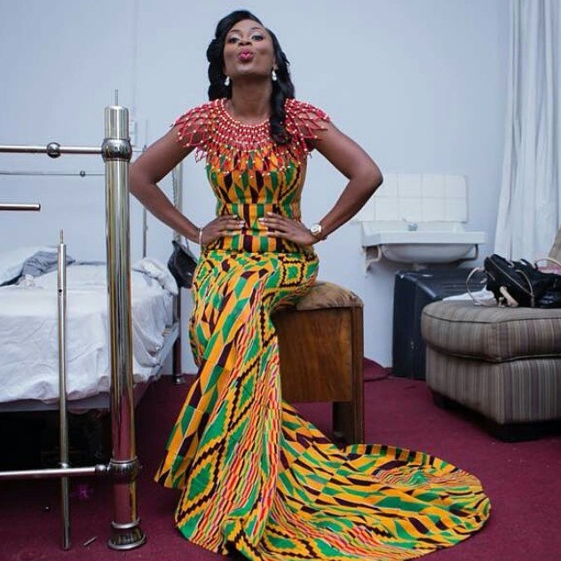 Beautiful Ghanaian Kante Styles Long Skirt DeZango Fashion Zone