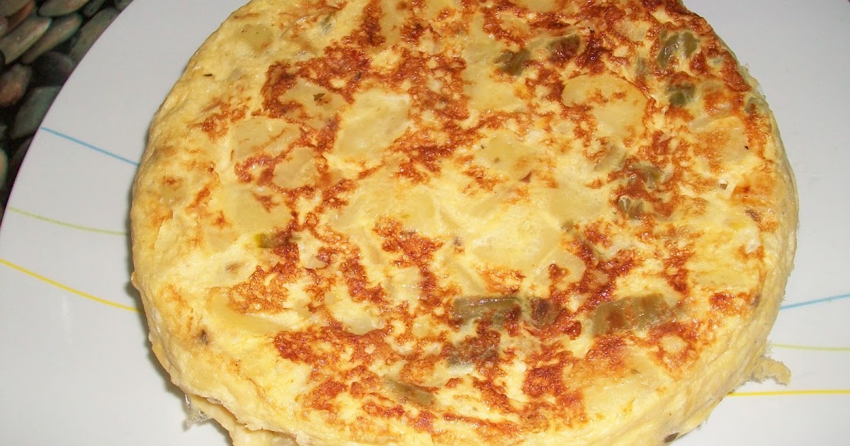 Recevitos "Tortilla de Patatas, Cebolla y Pimientos en Microondas"