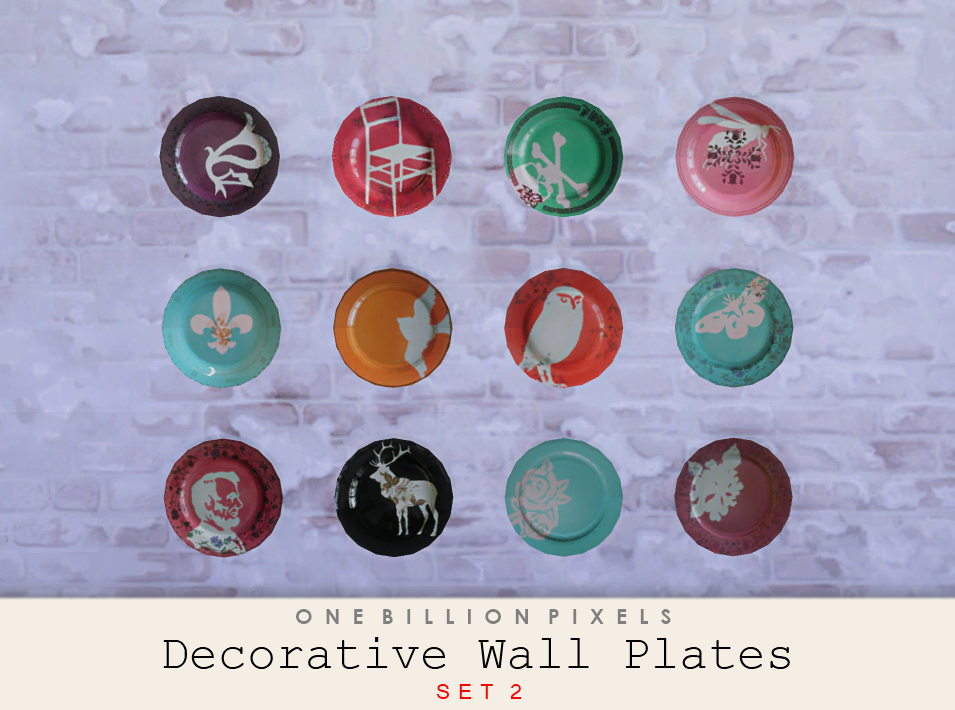 Decorative Wall Plate decorative wall plates - one billion pixels Decorative Wall Plate decorative wall plates - one billion pixels