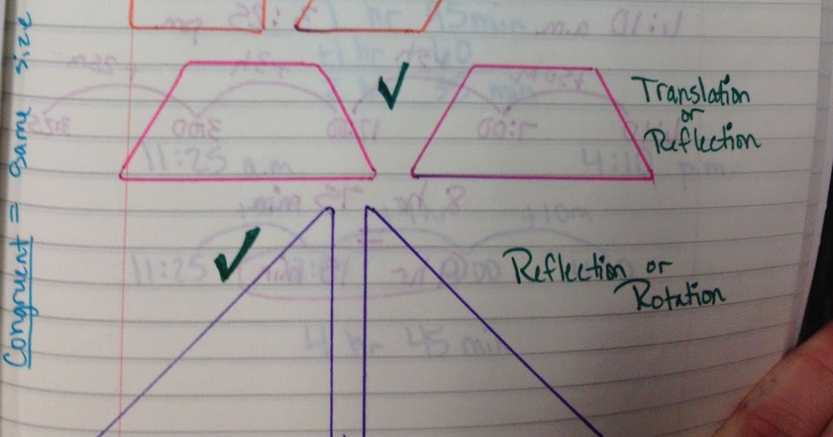 The 4th Grade May-niacs: Relating Congruence to Transformations
