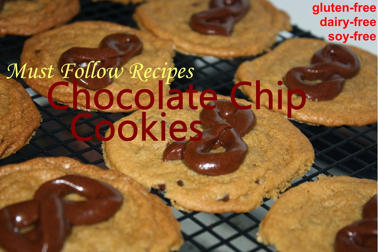 Must Follow Recipes Chocolate Chip Cookie (GF DF SF)