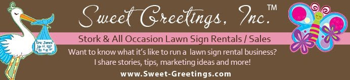 Sweet Greetings: Start Your Own Stork & All Occasion Sign Rental Business!
