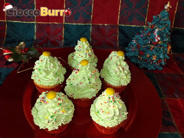 alberelli di natale cupcake