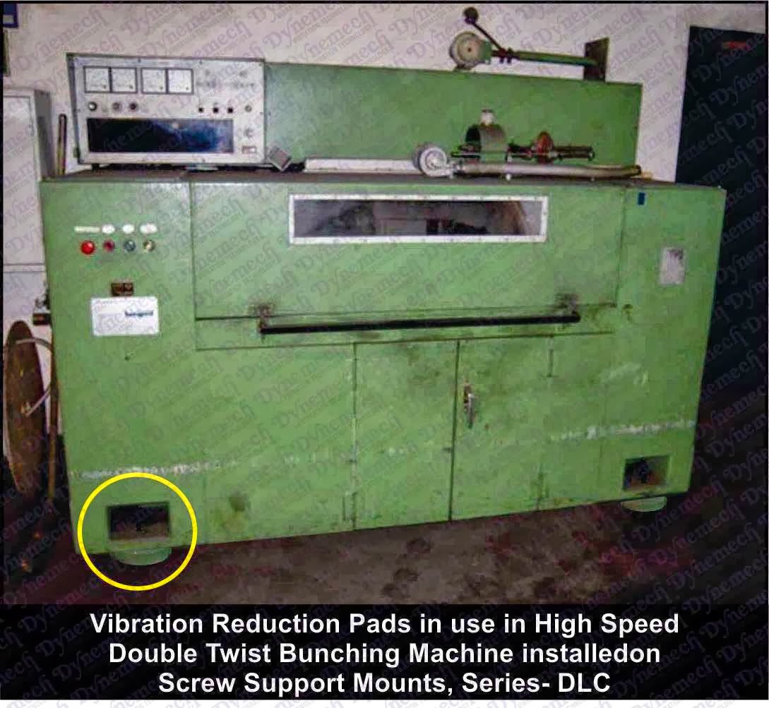 Dynemech Systems Vibration Control VIBRATION REDUCTION PADS HIGH SPEED DOUBLETWIST BUNCHING