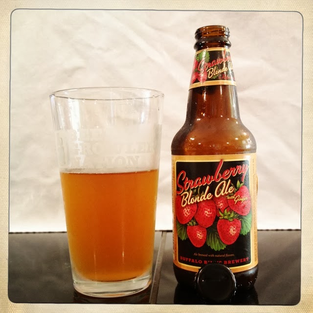 NorCal Beer Blog Buffalo Bill's Brewery Strawberry Ale with Ginger