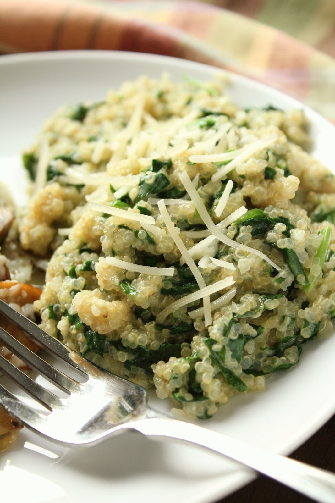 Parmesan Spinach Quinoa Delicious as it Looks