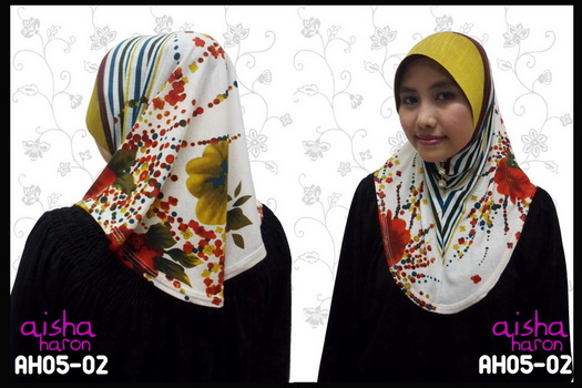 Tudung Cotton Corak Tudung Cotton Corak