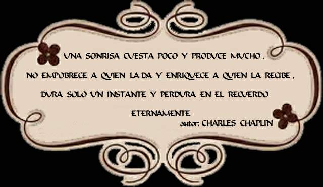 FRASE DE CHARLES CHAPLIN