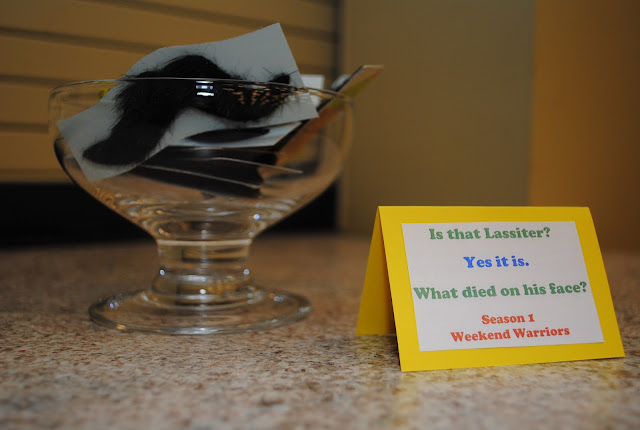 psych themed party ideas. this was for a bridal shower, but could apply to any party!