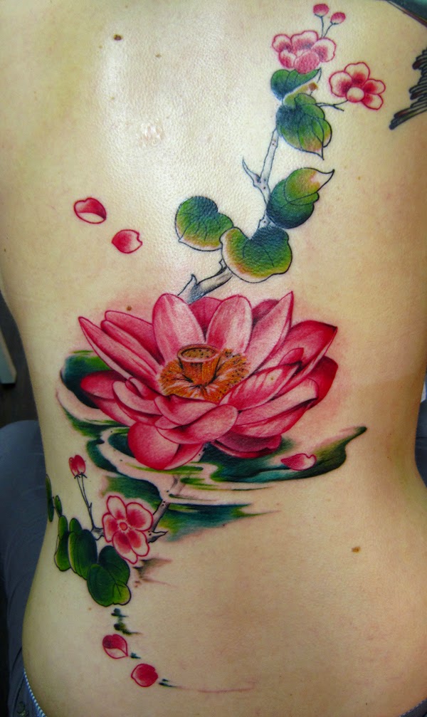 Bunga Lotus Designs Tattoo Yang Penuh Makna Bunga Lotus Designs