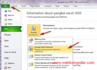 Cara Membuka Password File Excel 2010