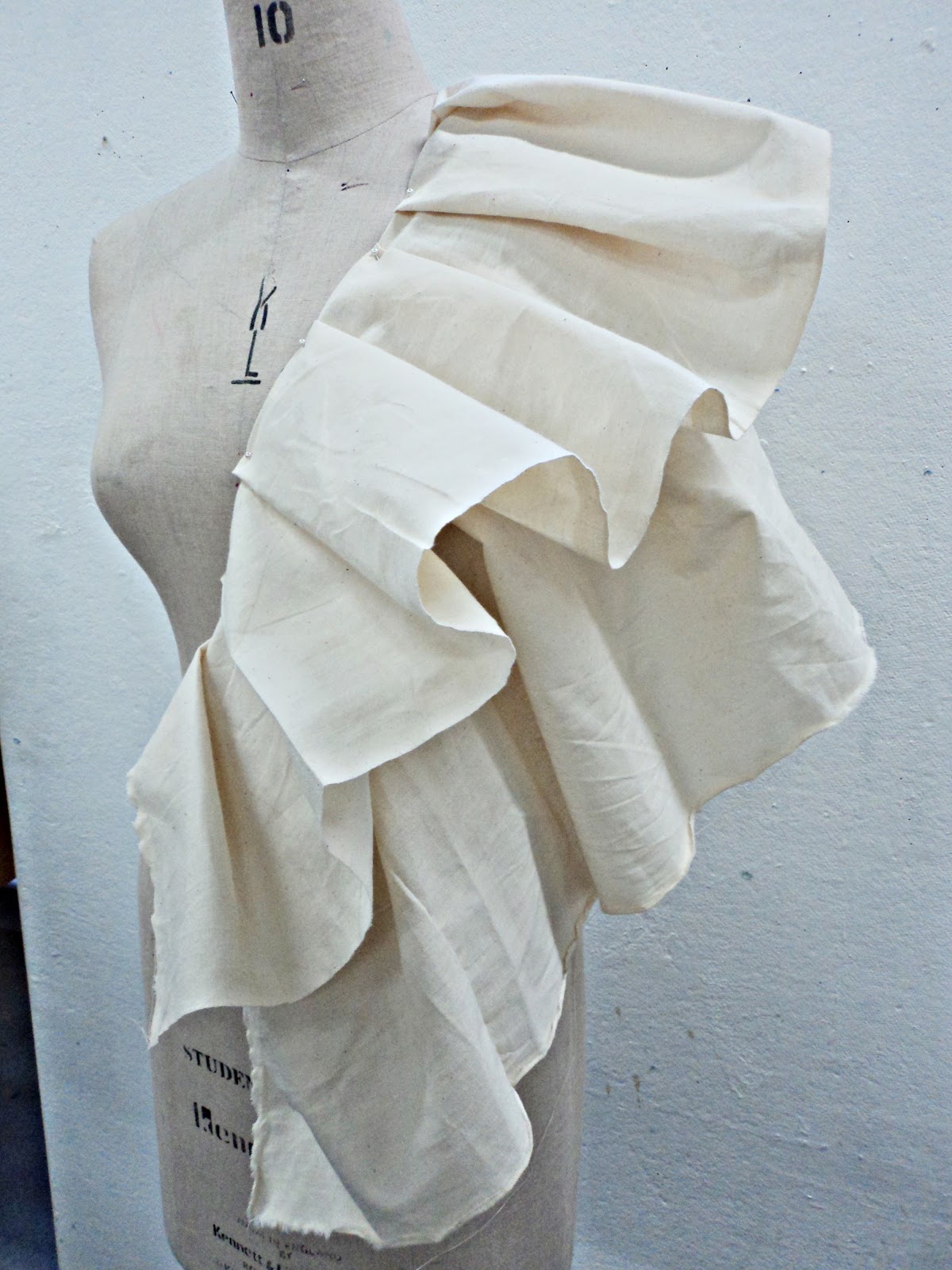Growth of Creativity: Draping Fabric On The Stand