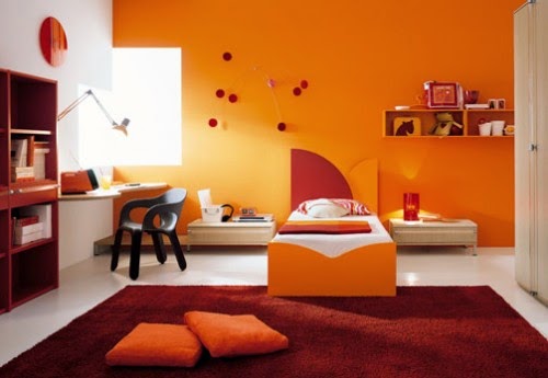 kamar anak laki laki berwarna orange kamar anak laki laki berwarna orange
