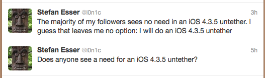 Hacker i0n1c to Release an Untethered Jailbreak for iOS 4.3.5 ?