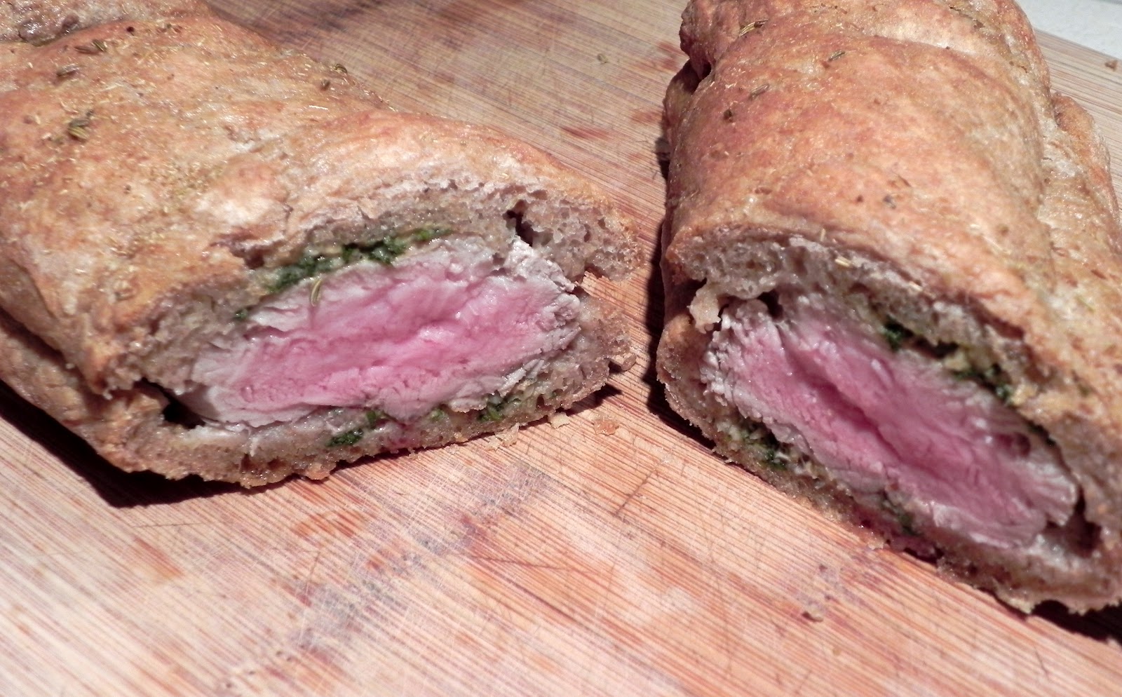 Lexi's Kitchen TUSCAN STYLE PORK TENDERLOIN IN A WHOLE WHEAT BAGUETTE