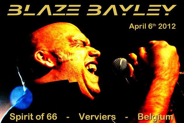 Blaze Bayley (06apr12) at the "Spirit of 66", Verviers, Belgium.