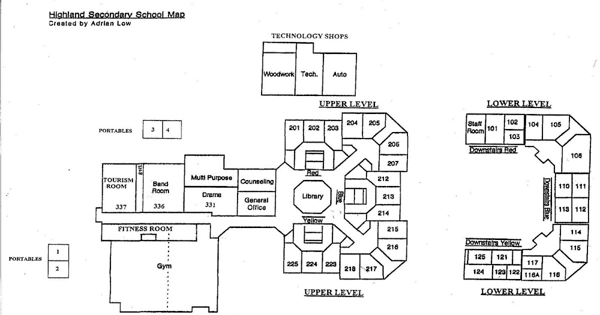 Transitions Comox AbEd Highland School Map