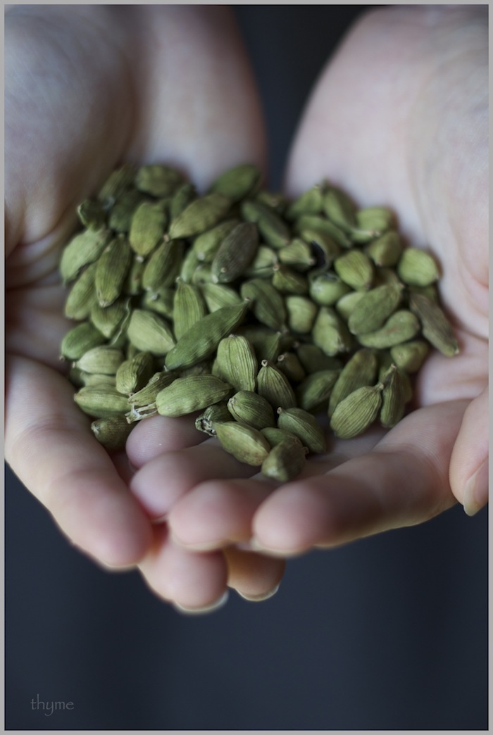 Thyme Toasted Cardamom Buckwheat and Almond Flour Spice Cake with