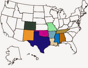 States We've Traveled in the Liberty Belle